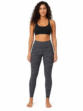 lululemon Space Dye Full Length Leggings Grey Black Size 4